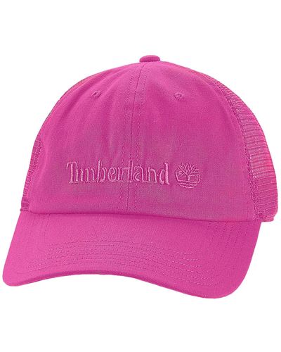 Timberland Logo Trucker Cap - Pink