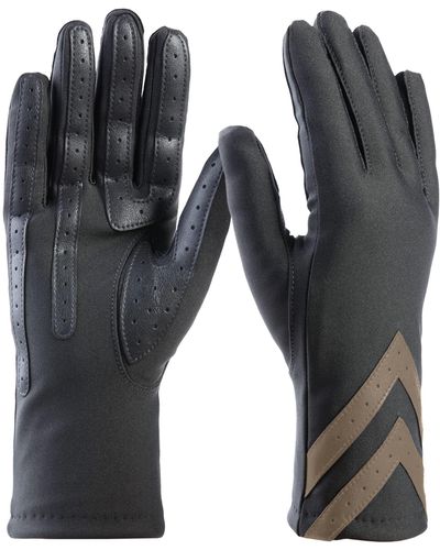 Black Isotoner Gloves for Women | Lyst