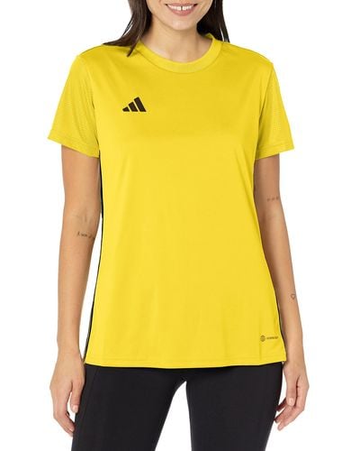adidas Womens Equipo 23 Jersey Shirt - Yellow