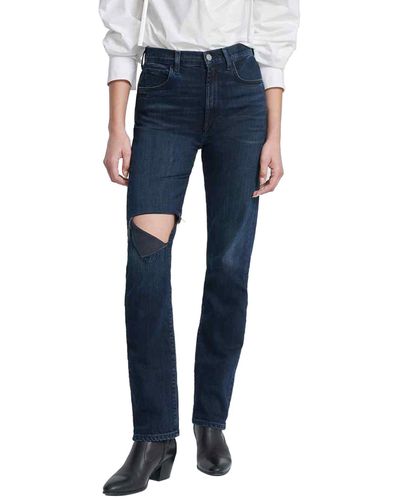 7 For All Mankind Easy Slim Pants - Blue
