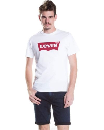Levi's Levis Box Logo T Shirt - White