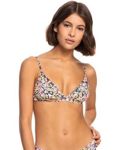 Roxy Beach Classics Fixed Tri Bikini Top - Multicolor