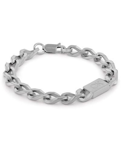Calvin Klein Jewelry Chain Bracelet Color: Silver - Metallic
