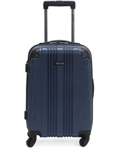 Kenneth Cole Out Of Bounds 2-piece Lightweight Hardside 4-wheel Spinner Luggage Set: 20" Carry-on & 28" Checked Suitcase - Blue