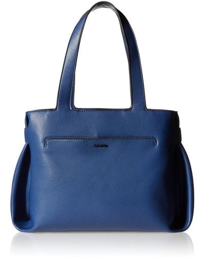Calvin Klein Lee Tote Bag - Blue