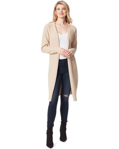 Jessica Simpson Plus Size Brynlee Cozy Long Cardigan Sweater - Multicolor