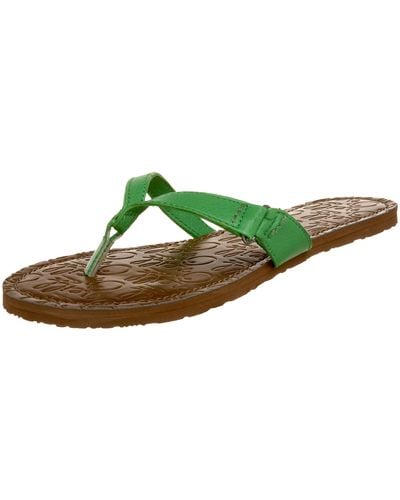 O'neill Sportswear Aquarius Thong Sandal,green,7 M Us