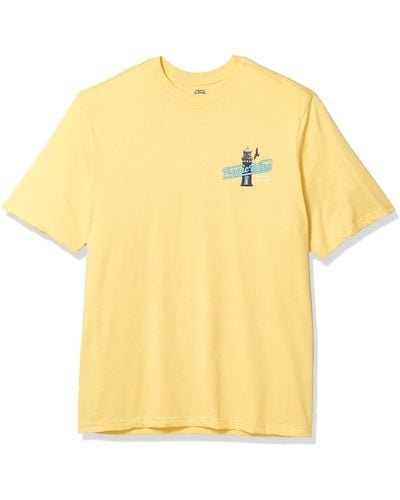 Izod Big & Tall Big Short Sleeve Graphic T-shirt - Yellow