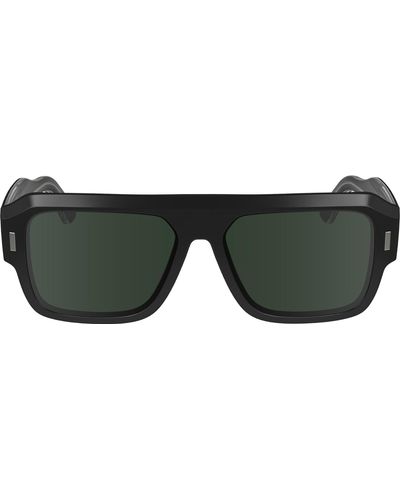 Calvin Klein Ck24501s Rectangular Sunglasses - Black