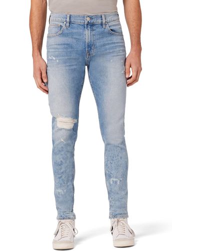 Hudson Jeans Jeans Zack Side Zip Skinny - Blue