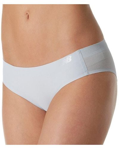 New Balance Hybrid Soft Jersey Mesh Panels Hipster Underwear - White