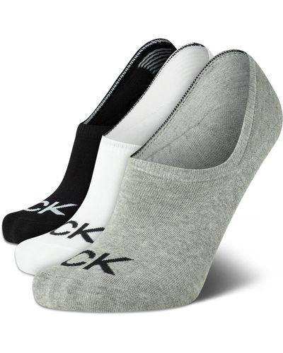 Calvin Klein 's Socks – No Show Sneaker Liner - Metallic