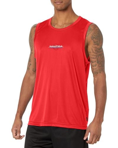 Nautica Competition Sustainably Crafted Tank - Red