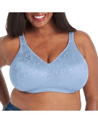 Playtex 18 Hour Ultimate Lift & Support Wireless Bra Us4745 - Blue