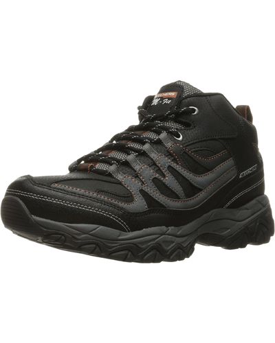 Skechers Sport Afterburn M. Fit Mid-high Sneaker - Black