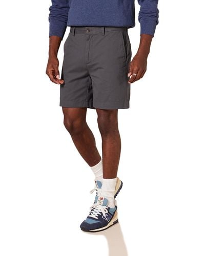 Amazon Essentials Pantalón Corto de 18 Cm de Ajuste Entallado Hombre - Azul