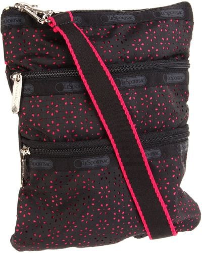 LeSportsac Kasey 7627spr Cross Body,berry Perf,one Size - Multicolor