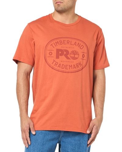 Timberland Trademark Graphic Short-sleeve T-shirt - Orange