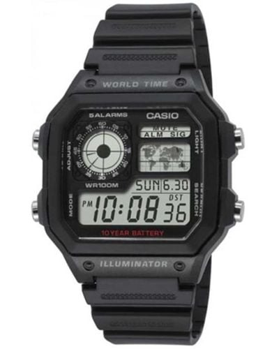 G-Shock Orologio Digitale al Quarzo da Uomo. AE1200WH-1A - Nero