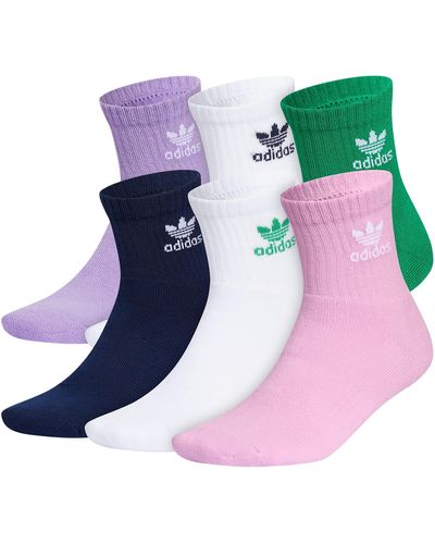 adidas Originals Trefoil Quarter Socks - Multicolor