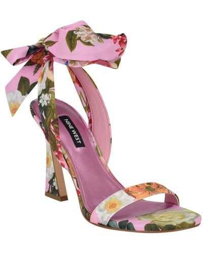 Nine West Kelsie Heeled Sandal - Pink