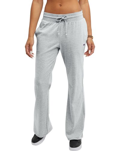 Champion , Wide-leg T-shirt, Comfortable Lounge Pants For , 29", Oxford Gray C Patch Logo, Large