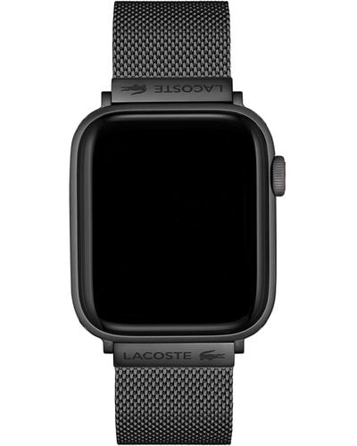 Lacoste Apple Watch Steel Bracelet ,color: Black
