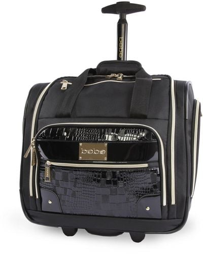 Bebe Danielle-wheeled Under The Seat Carry On Bag - Black