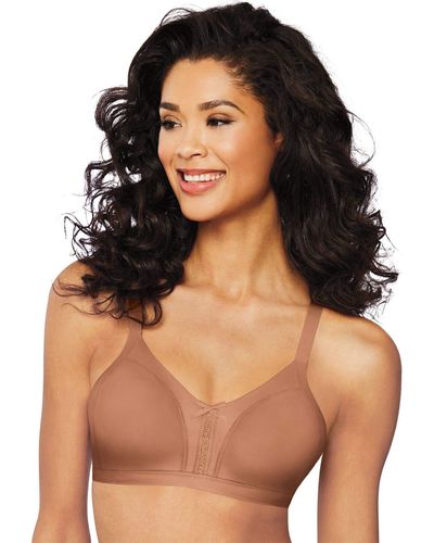 Bali Double Support Wireless With Cool Comfort Bra Df0044 - Brown