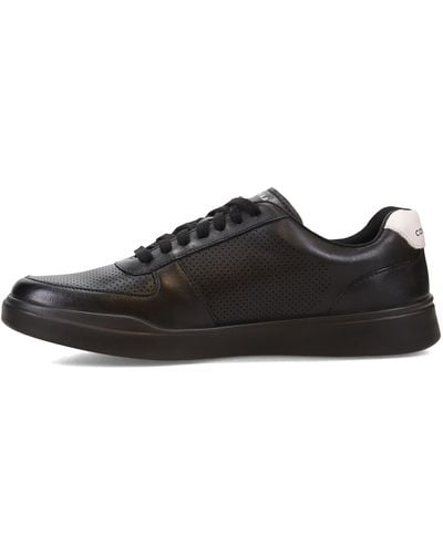 Cole Haan Womens Grand Crosscourt Modern Perforated Sneaker - Black