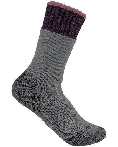 Carhartt Womens Extremes Cold Weather Boot Dress Socks - Gray