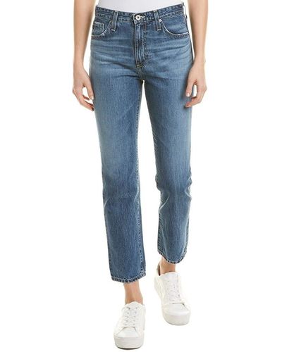 AG Jeans The Isabelle High Rise Straight Jean - Blue