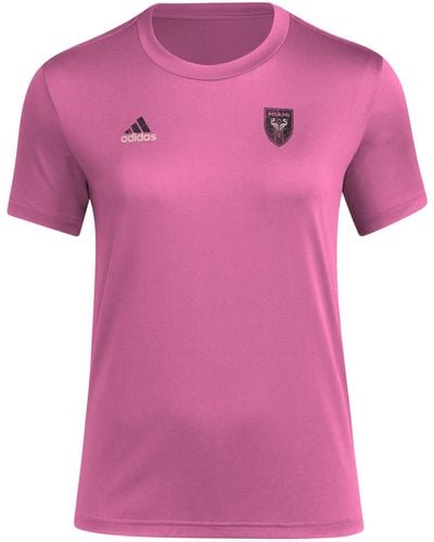 adidas Cf Short Sleeve Pre-game T-shirt - Pink