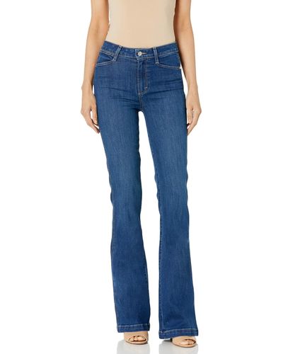 PAIGE Genevieve High Rise Bootcut Jean - Blue