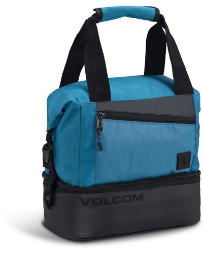 Volcom Outbound Insulated Rolltop Cooler Bag - Blue