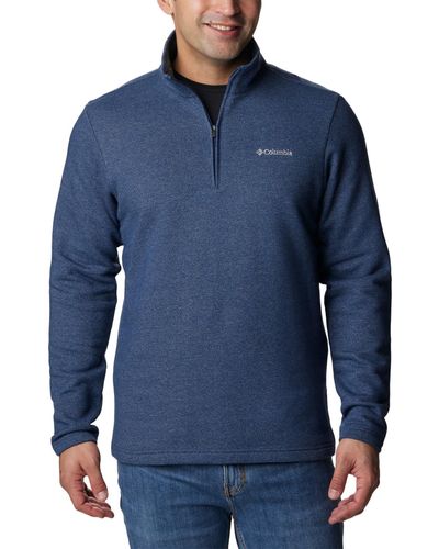 Columbia Hart Iii Half Zip Sweater - Blue