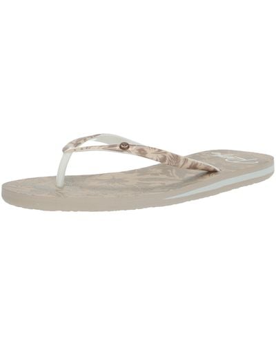 Roxy Portofino Flip Flop Sandal - White