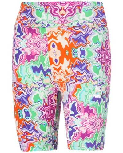 PUMA Womens Hypnotize Tight Shorts - Multicolor