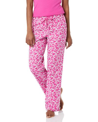 Amazon Essentials Wae90061fl18 Pajama Bottoms - Pink