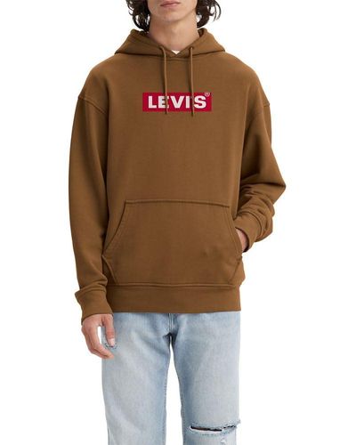 Levi's Relaxed Graphic Hoodie, - Brown