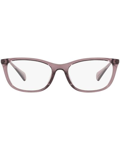 Ralph By Ralph Lauren Ra7138u Universal Fit Oval Prescription Eyewear Frames - Black