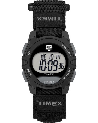 Timex Collegiate Rivalry 33mm Watch – Texas A&m Aggies With Black Fastwrap
