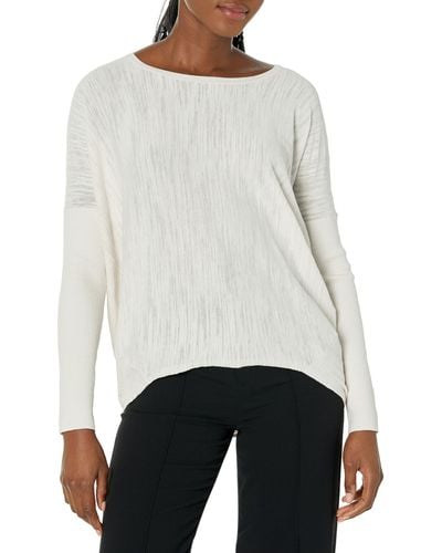 Trina Turk High Low Sweater - White