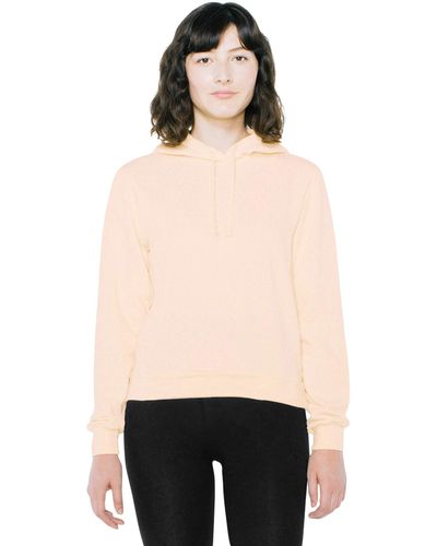 American Apparel French Terry Mid-length Long Sleeve Hoodie - Multicolor