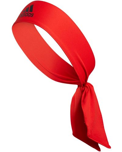 adidas Alphaskin Tie Headband - Red