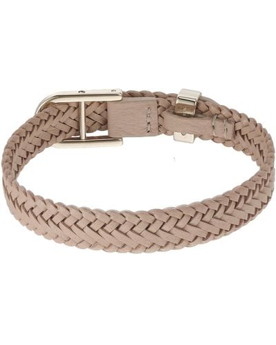 Fossil Stainless Steel And Genuine Leather Bracelet For - Metallic