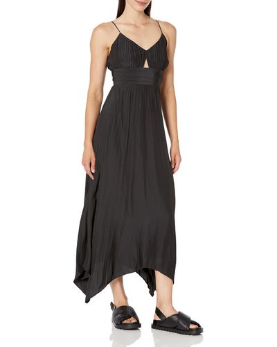 Ramy Brook Jolie V Neck Sleeveless Maxi Dress - Black