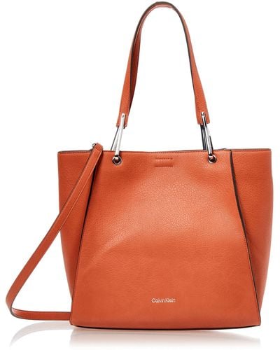 Calvin Klein Garnet Convertible Tote Bag - Multicolor