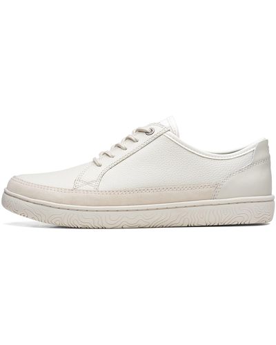 Clarks Hodson Lace Sneaker - White