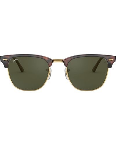 Ray-Ban Rb3016 Clubmaster Square Sunglasses - Green